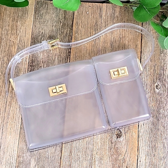 Forever 21 Bags Forever 2 Clear Top Handle Bag Poshmark